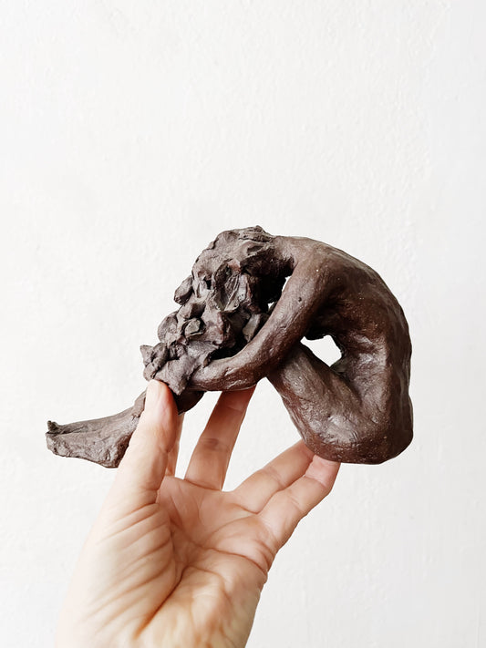 Vintage Seated Sculpture