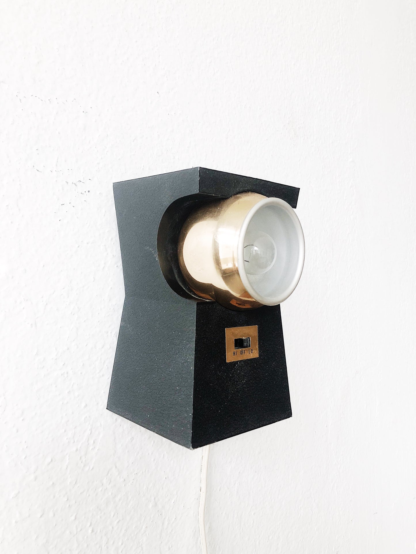 RESERVED Vintage Eyeball Spotlight Sconce