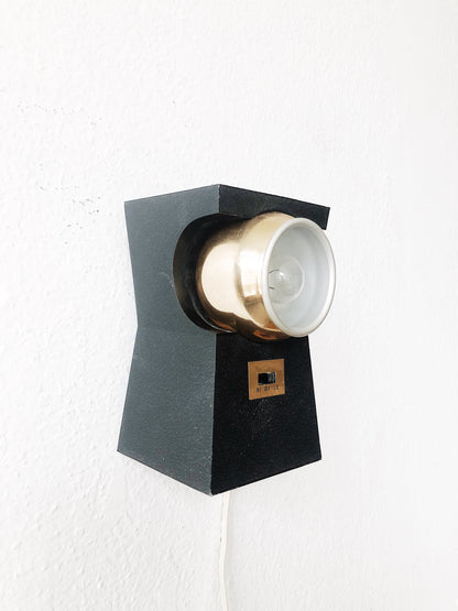 RESERVED Vintage Eyeball Spotlight Sconce