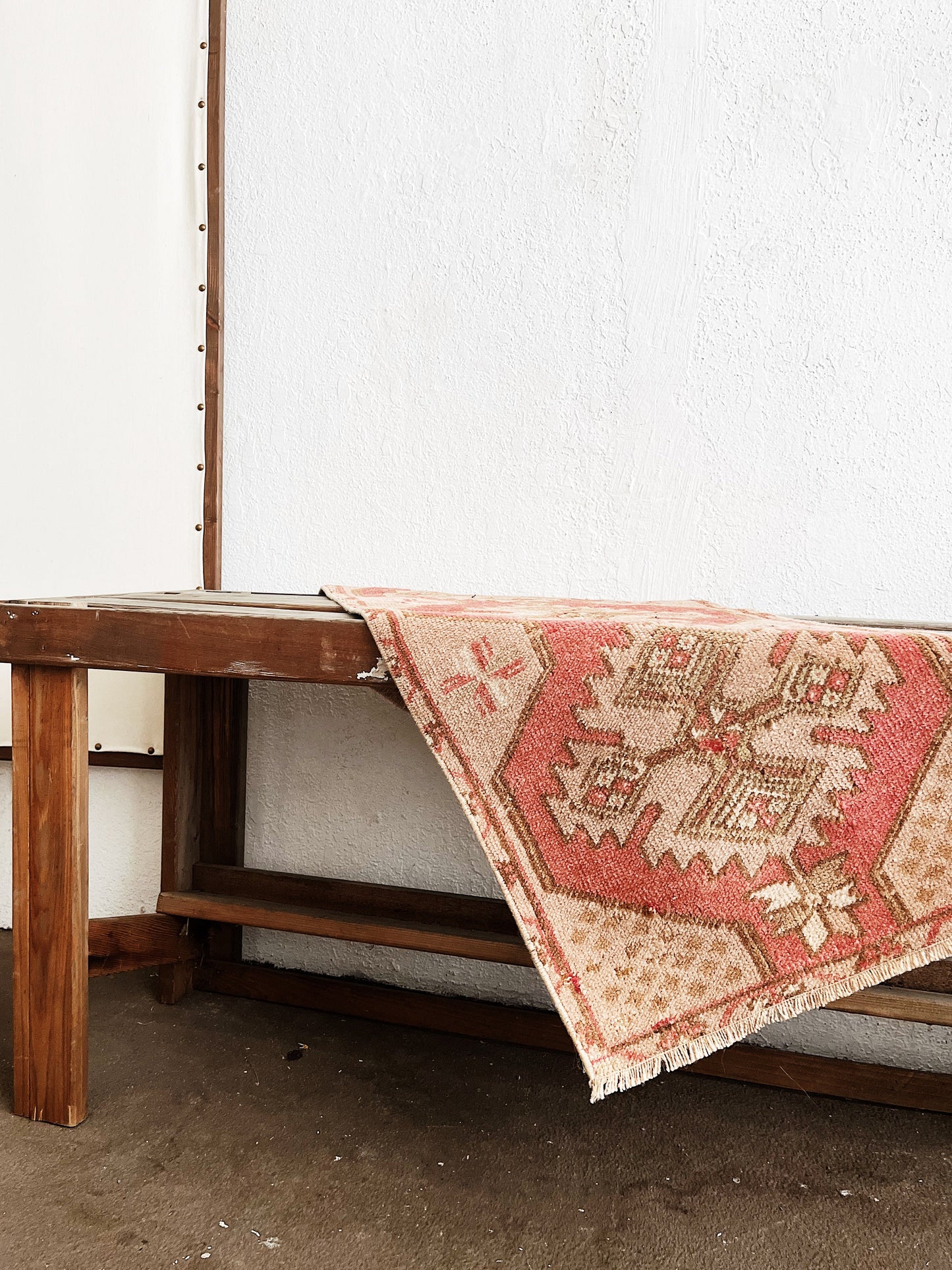 Vintage Turkish Mini Rug