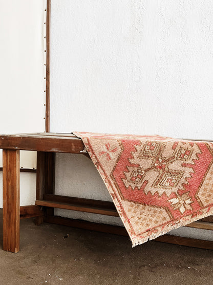 Vintage Turkish Mini Rug