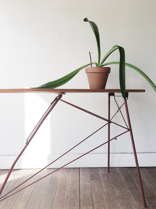 Vintage Wood and Metal Ironing Board