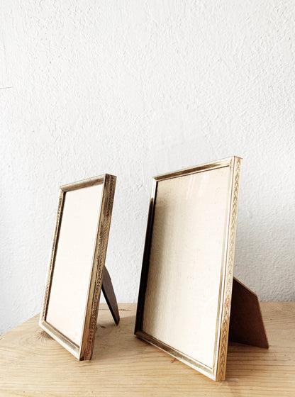 Mid Century Metal Picture Frame