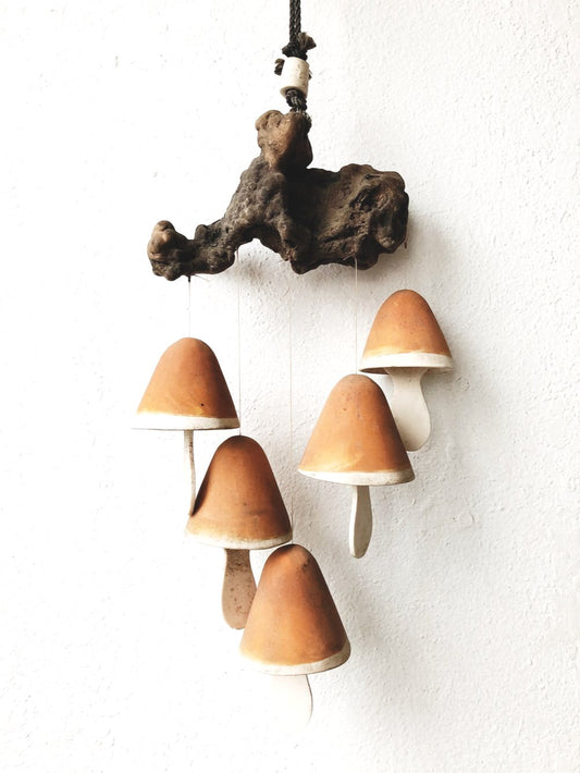 Handmade Mushroom Chimes