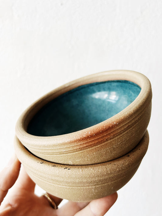 Handmade Pottery Bowl Pair