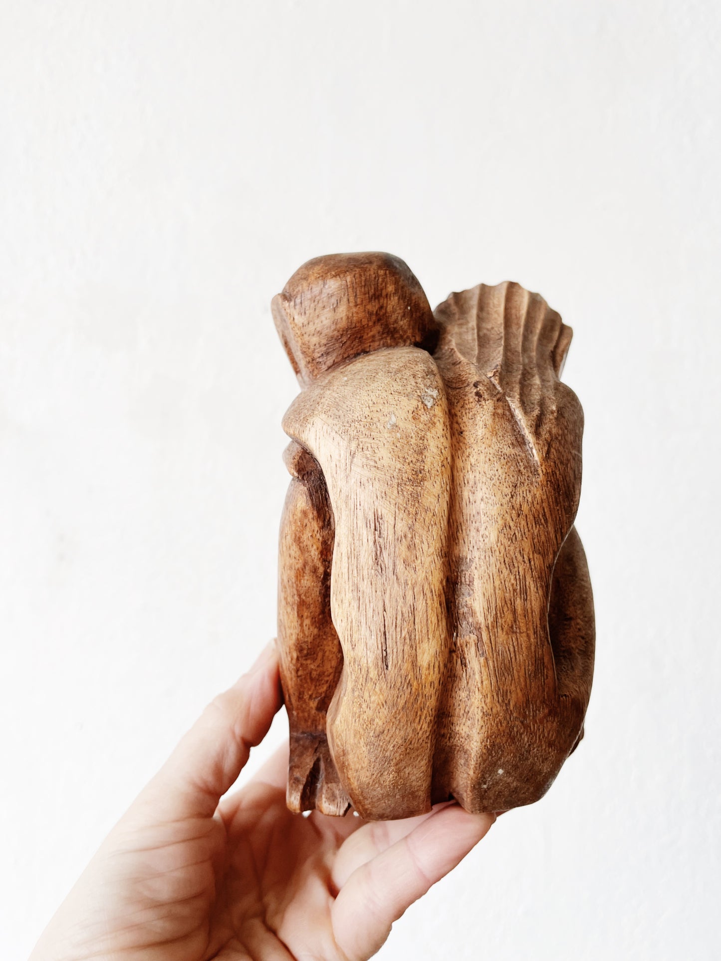 Vintage Carved Huggers Sculpture