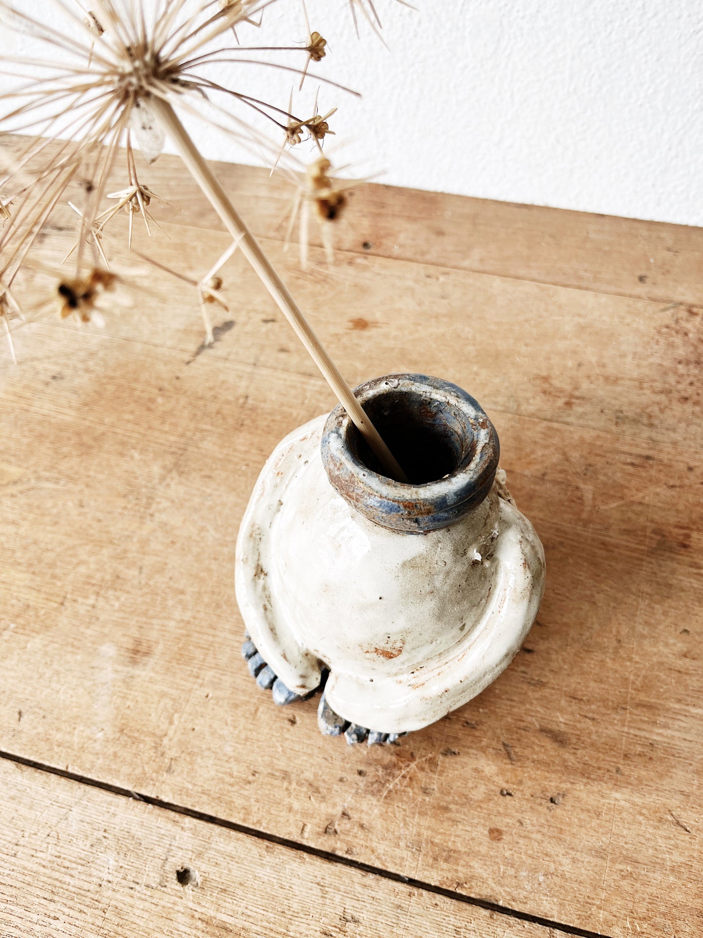 Handmade Ceramic Vase or Candle Stick