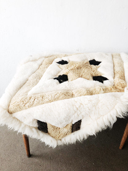 Vintage Sheepskin Rug