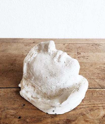 Vintage Handmade Face Sculpture