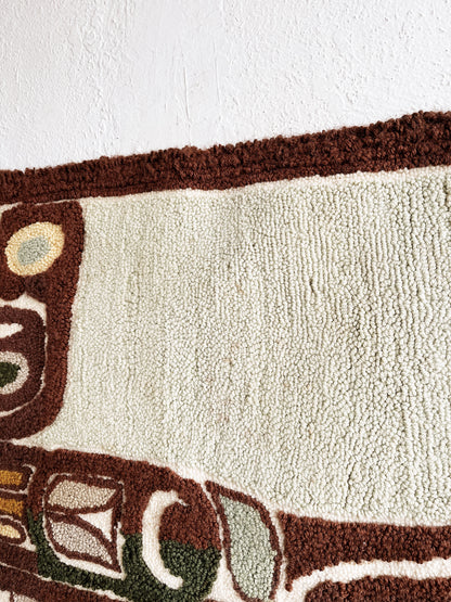 Handmade Northwest Coast Inspired Hooked Rug