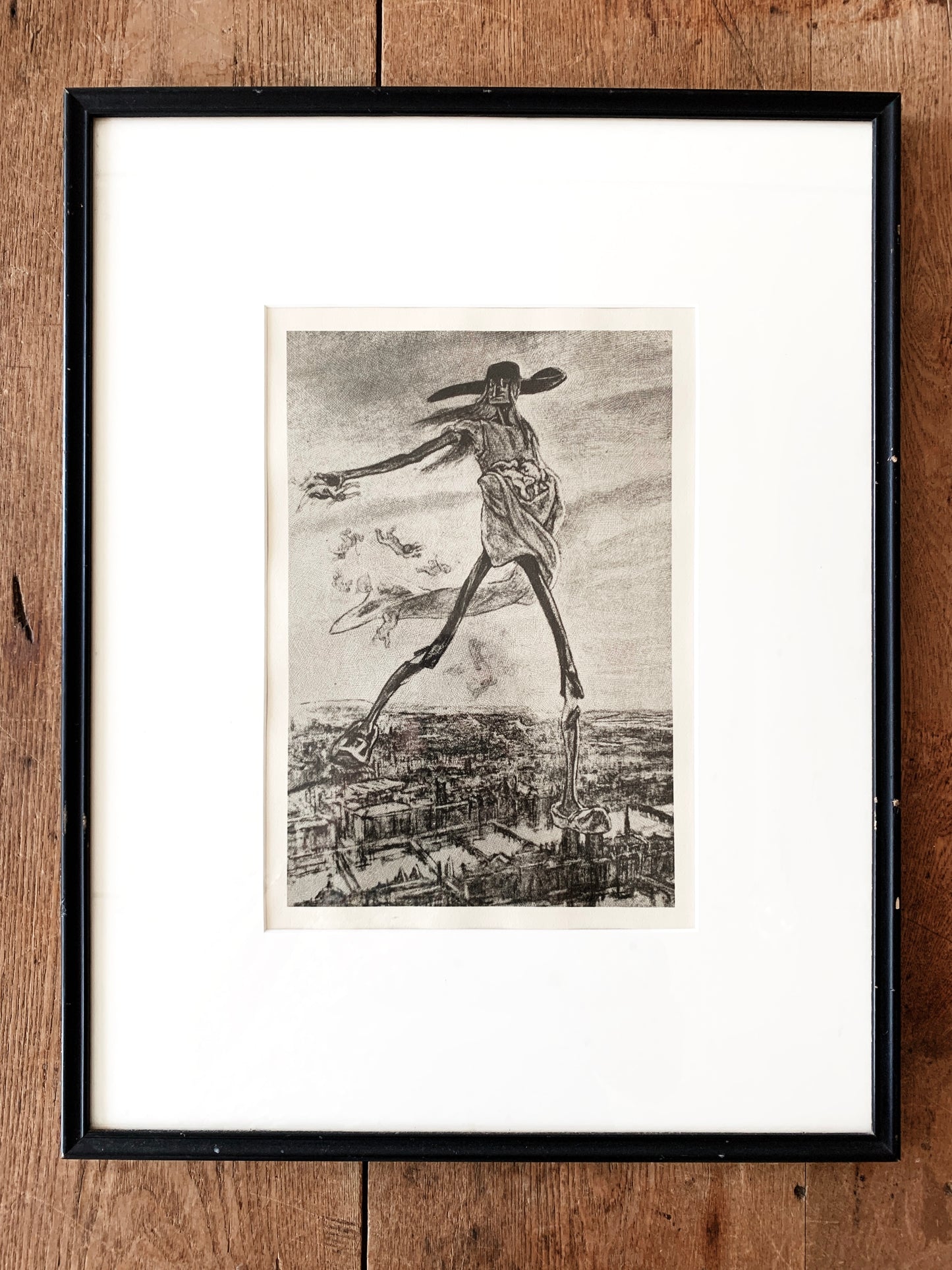 Original Vintage Framed Art Print