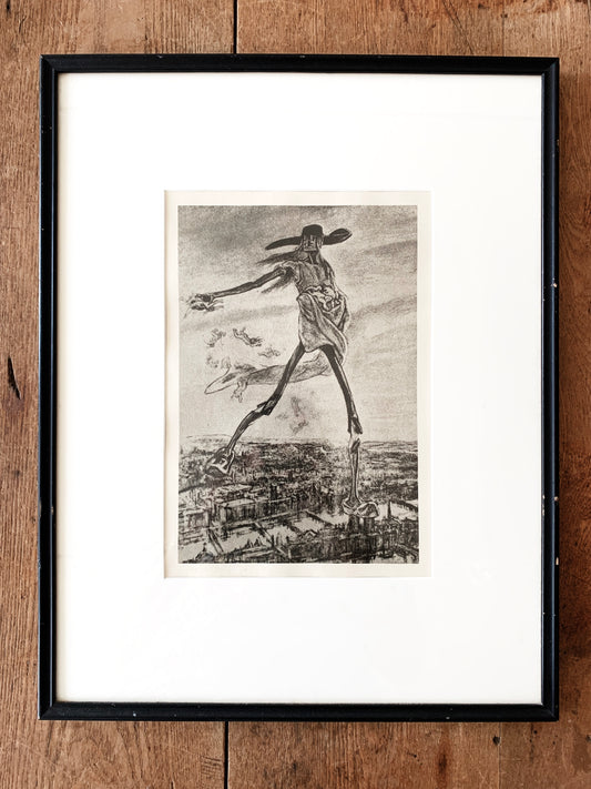 Original Vintage Framed Art Print
