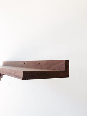 Minimalist Wood Display Shelf