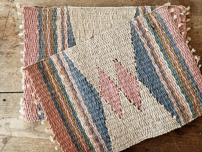Vintage Sisal Placemat Set of Four
