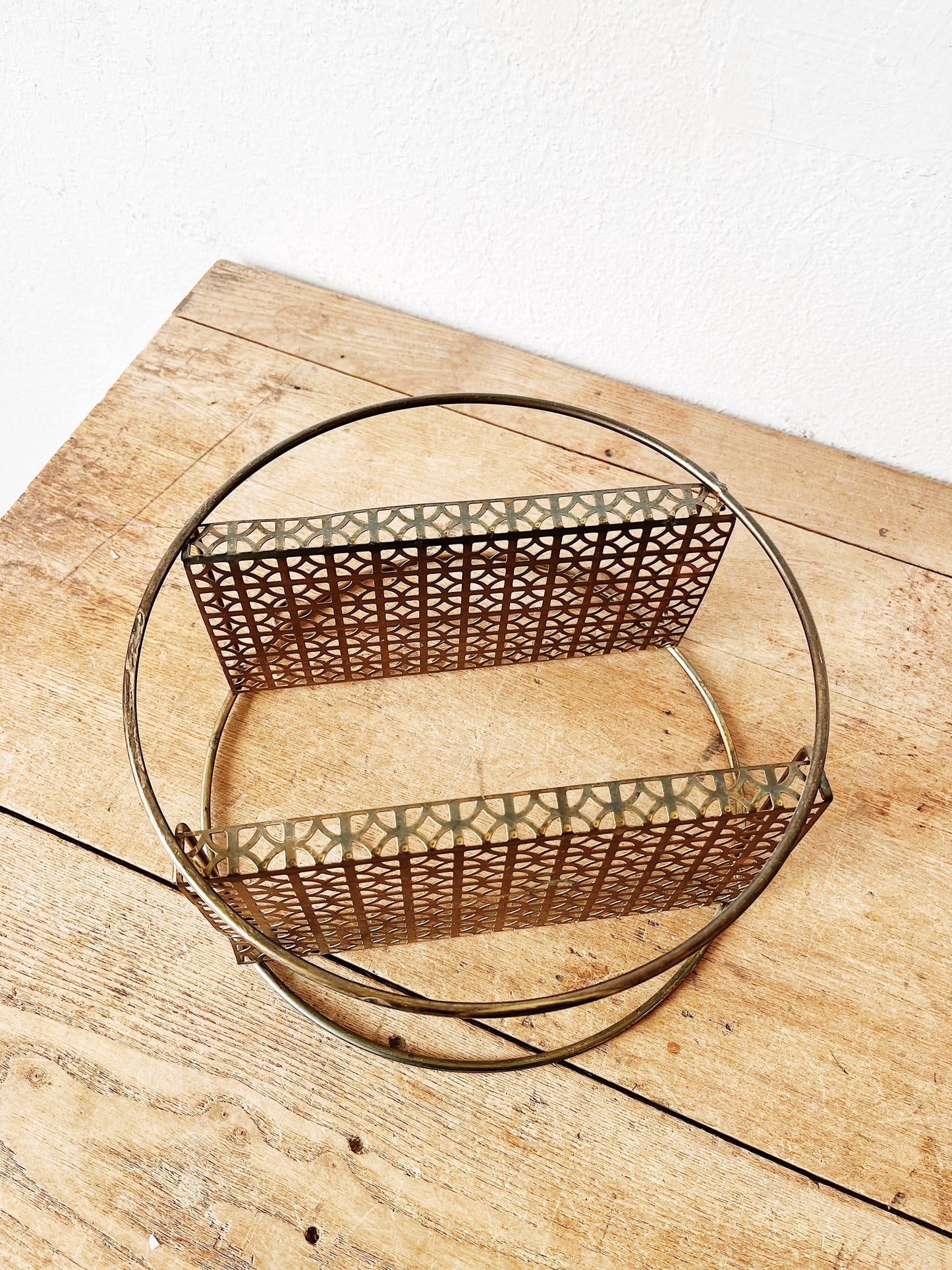 Mid Century Circular Shelf