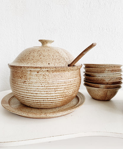 RESERVED Wool Dhurrie Rug/ Pozole Set