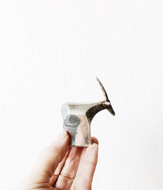 Vintage Dansk Modernist Siverplate Antelope