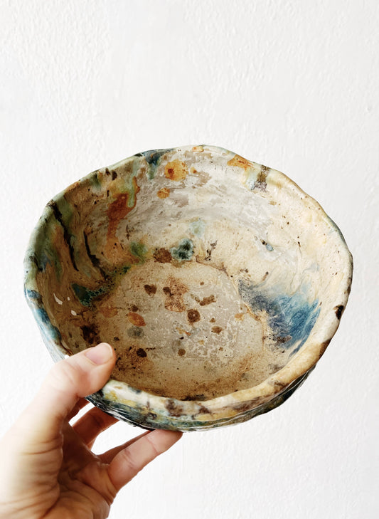 Hand Built Pottery Bowl