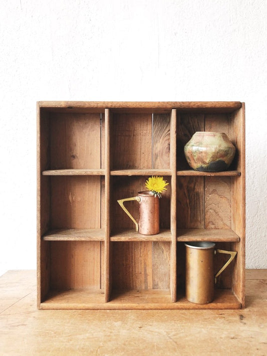 Vintage Divided Crate