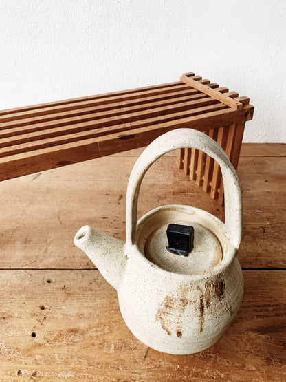 Vintage Handmade Ceramic Teapot
