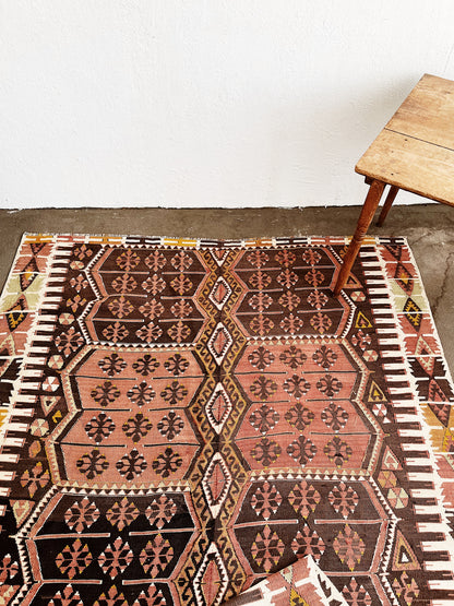 Extra Large Vintage Wool Dhurrie