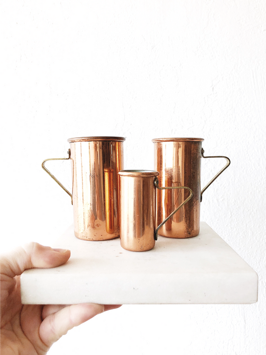 Vintage Copper Measures
