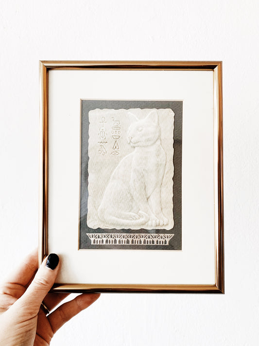 Vintage Original Relief Print