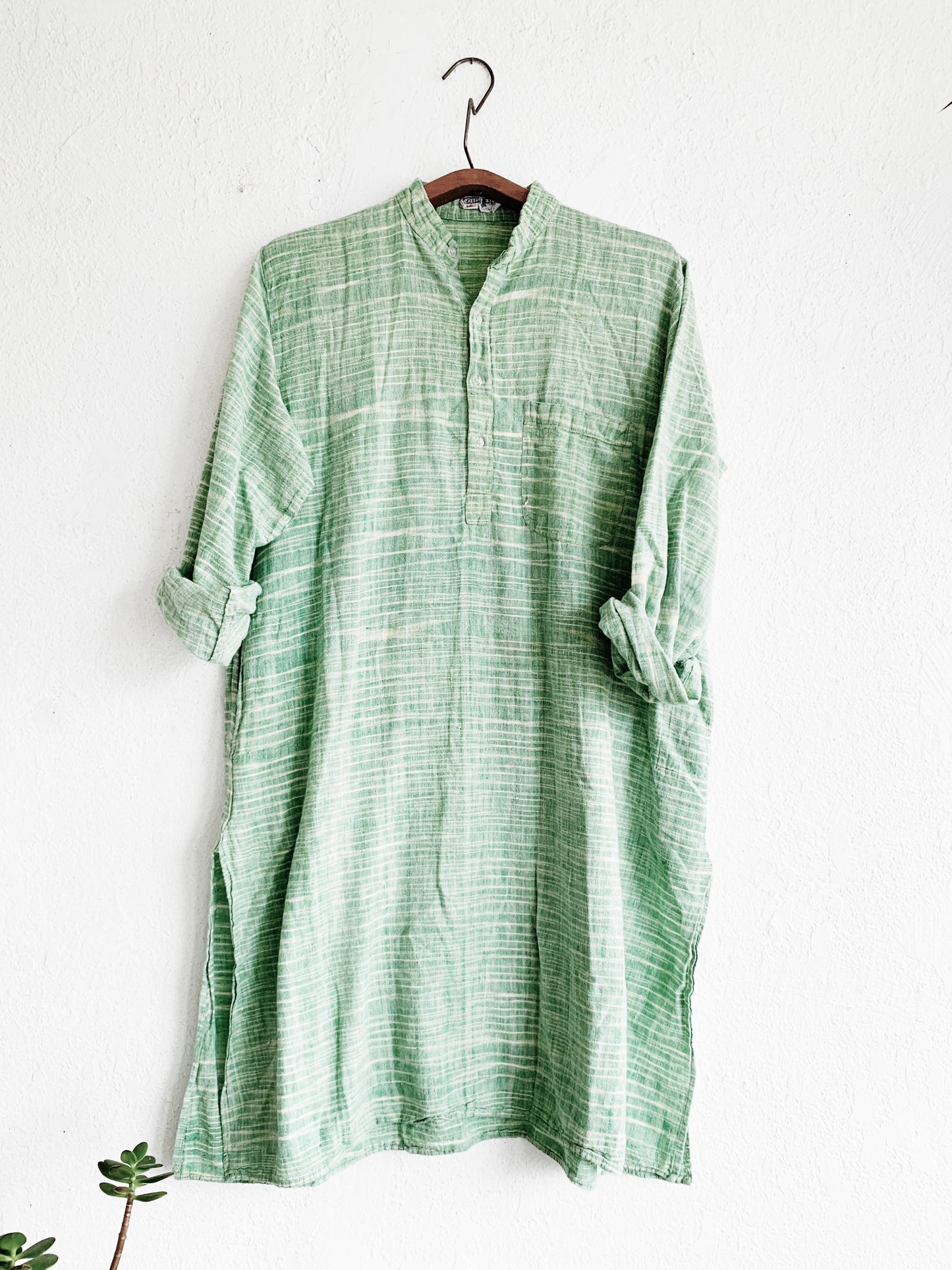 Vintage Cotton Tunic with Pockets