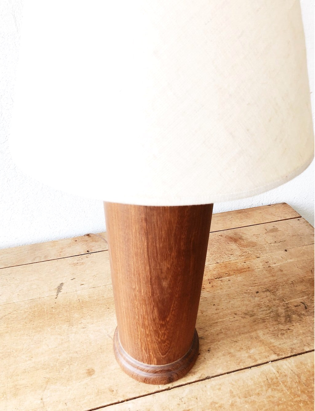 Stunning Hand Turned Walnut Lamp