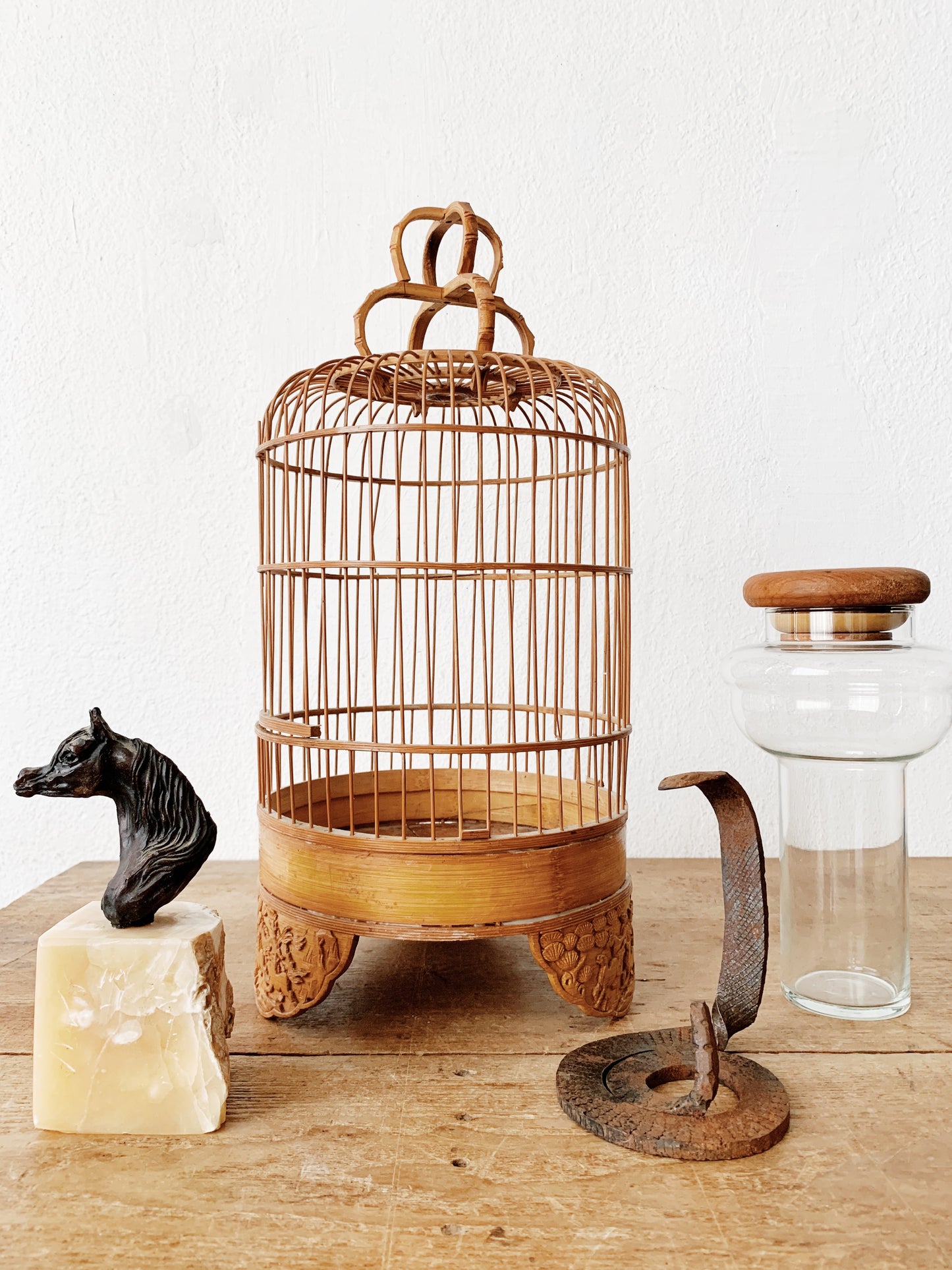 Handmade Iron Cobra Sculpture