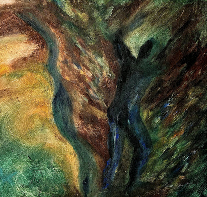 Original Vintage Abstract Painting