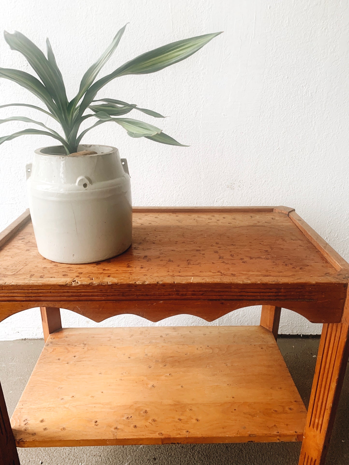 Vintage Wood Side Table