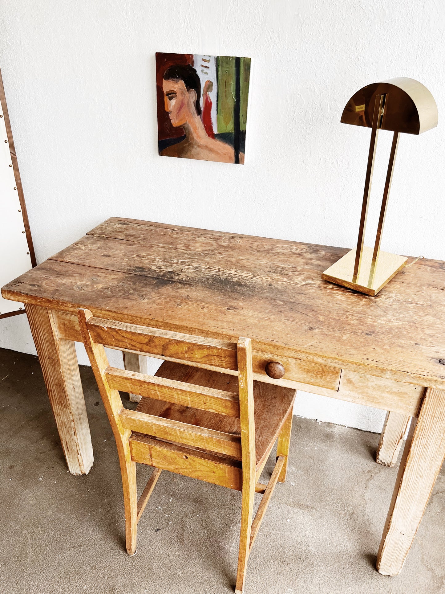 Vintage George Kovacs Demilune Lamp