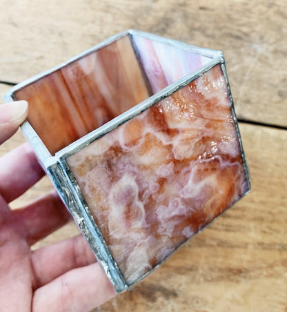 Stained Glass Votive Holder