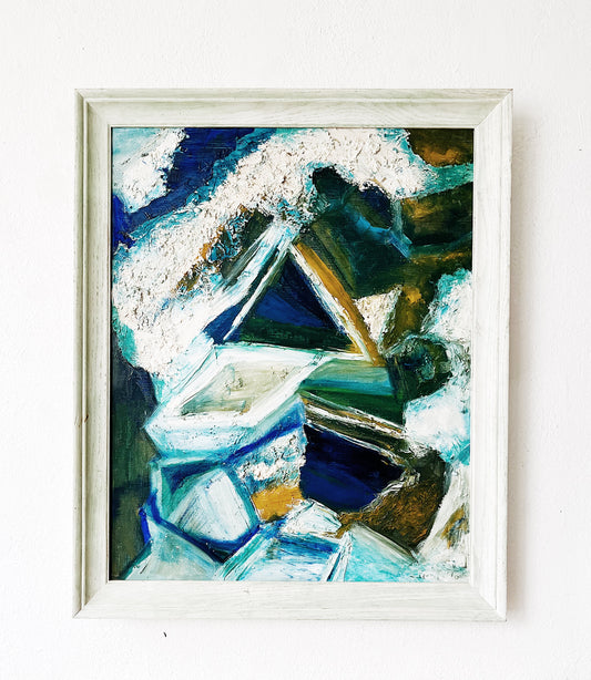 Vintage Mid Century Abstract Painting