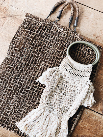 Vintage Netted Tote