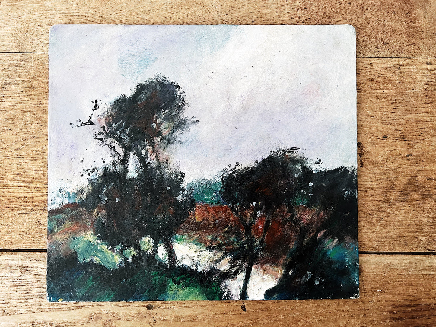 Antique Landscape Painting