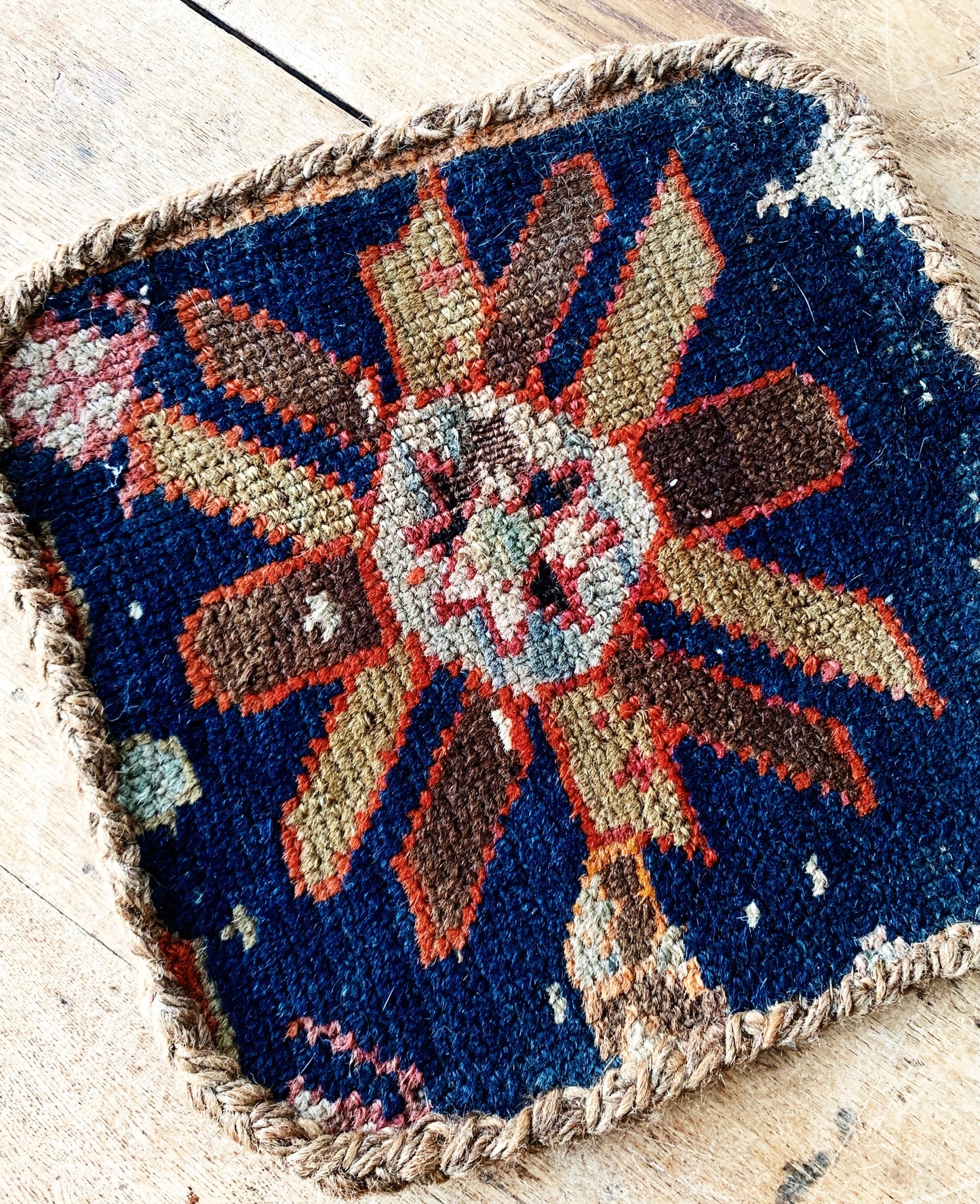 Antique Wool Fiber Art