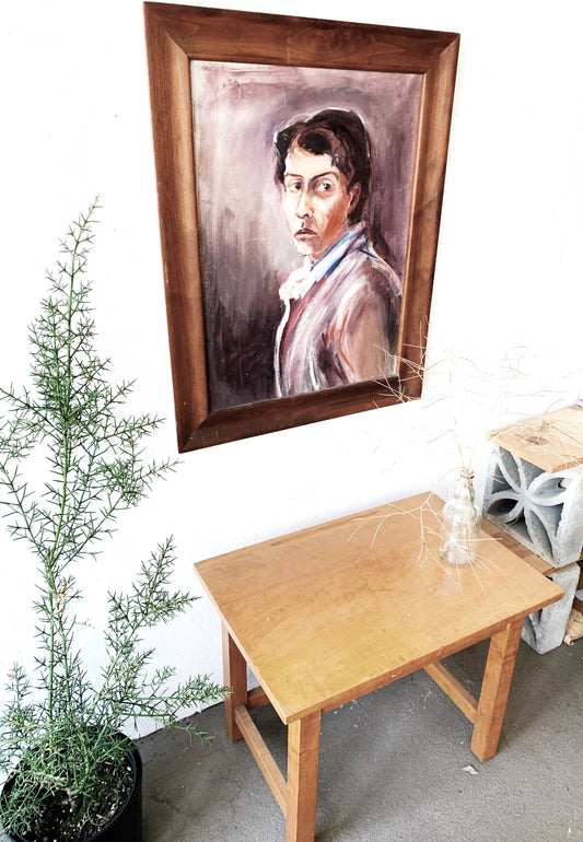Large Vintage Framed Original Portrait