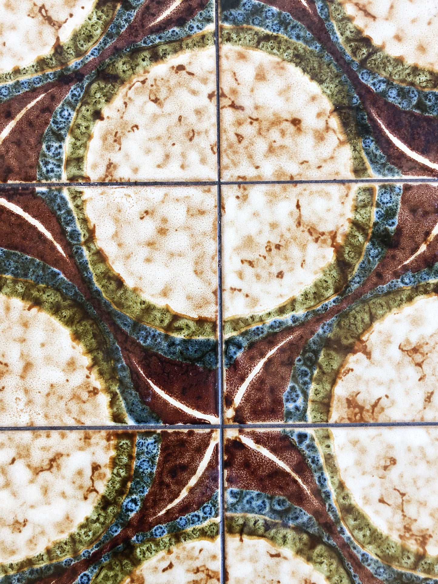 Vintage California Tile and Teak Coffee Table