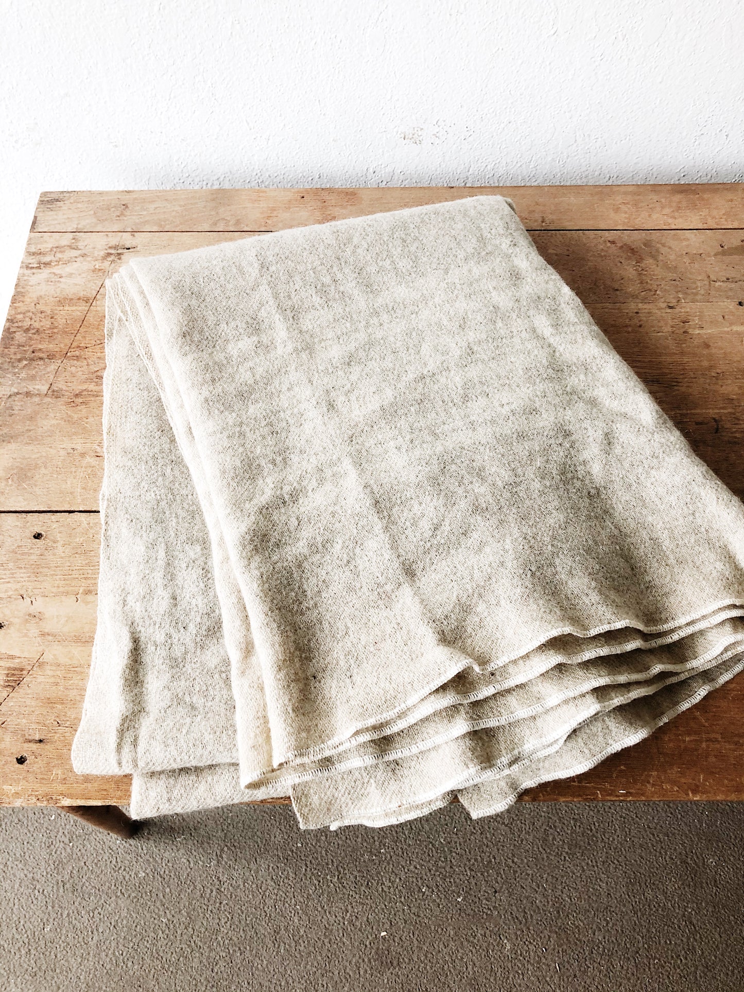 Vintage Wool Camp Blanket