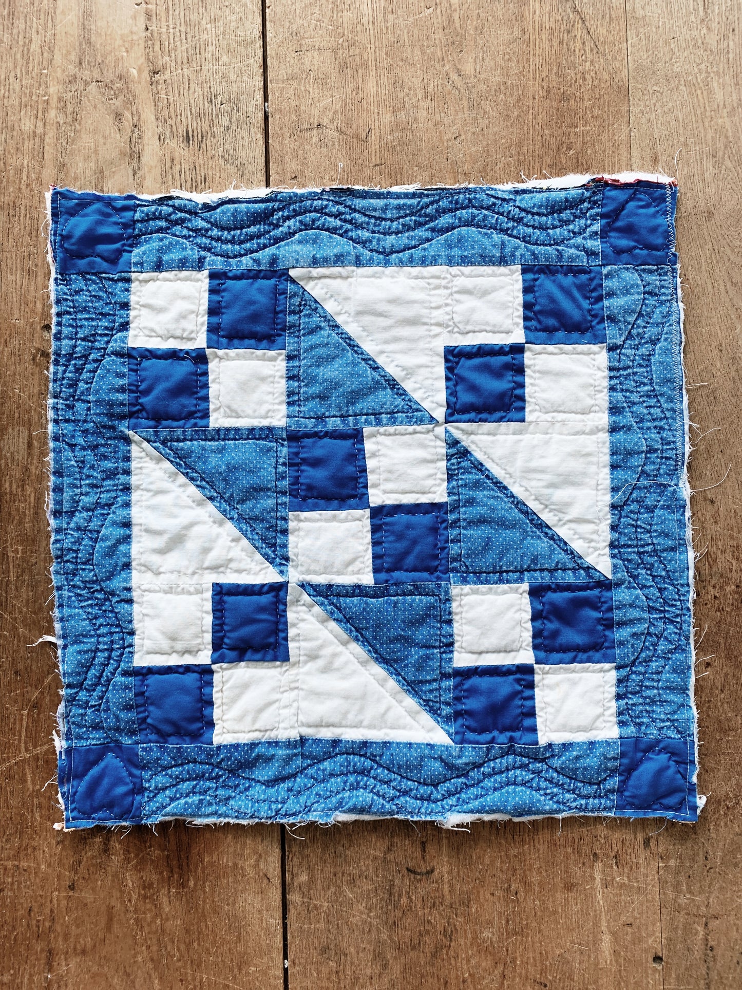 Vintage Cotton Quilt Square