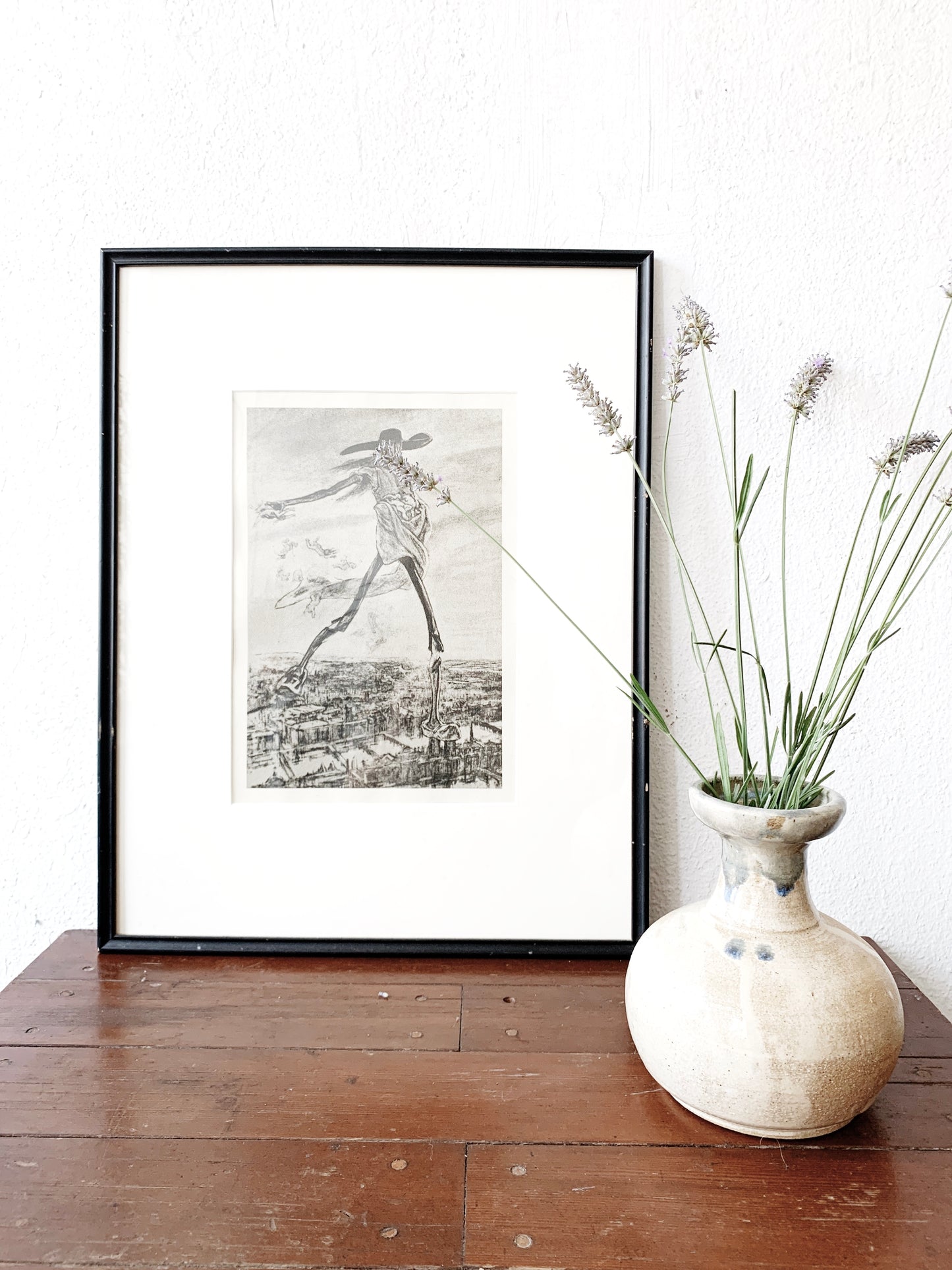 Original Vintage Framed Art Print