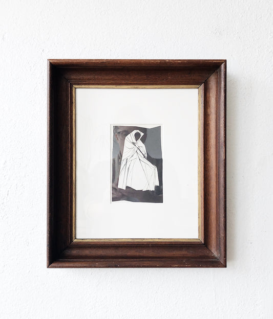 Vintage Mid Century Framed Lithograph