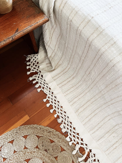 Vintage Indian Cotton Bedspread