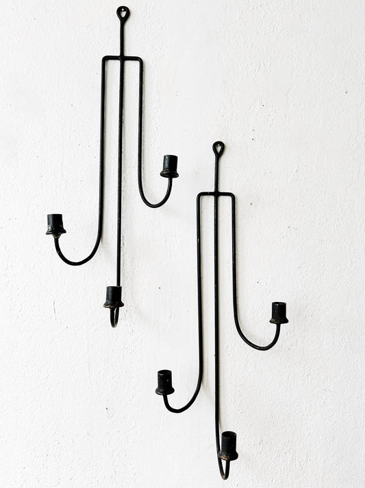 Large Vintage Metal Candelabra