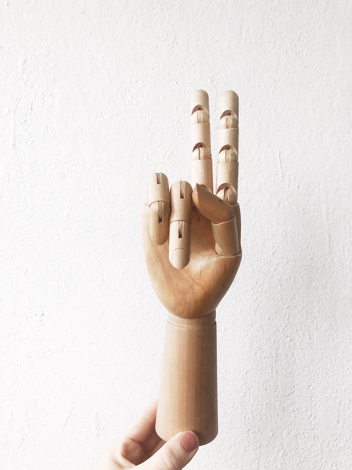 Vintage Wooden Hand Model
