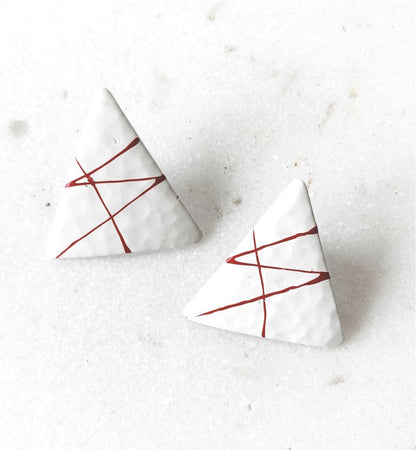 Vintage Triangle Earrings