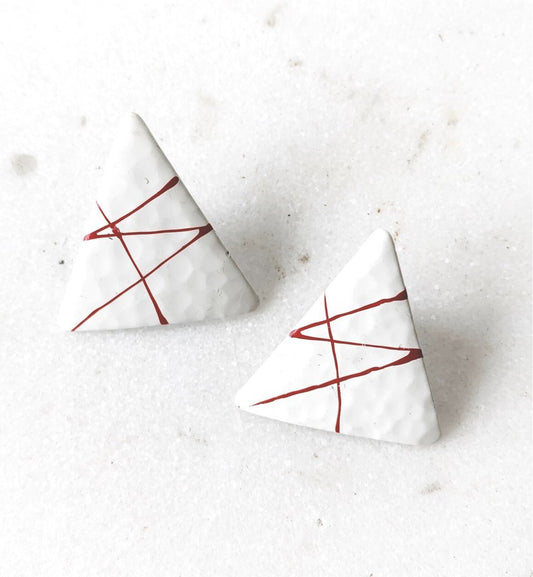 Vintage Triangle Earrings