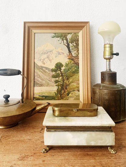 Antique Brass Lamp